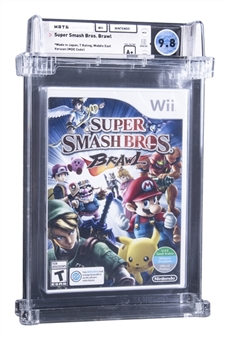 2008 Nintendo Wii (USA) "Super Smash Bros. Brawl" Sealed Video Game - WATA 9.8/A+